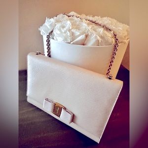 Authentic Salvatore Ferragamo cross-body bag in mint condition